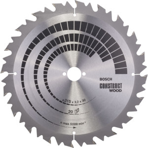 Bosch Accessories Construct Wood 2608640701 Hartmetall Kreiss
