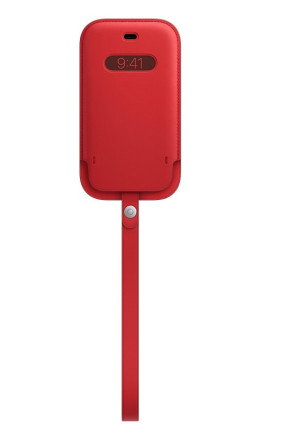 Apple Original iPhone 12 Pro Max Lederhlle mit MagSafe (PRODUCT)RED