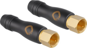 Oehlbach D1C4412 F-Stecker vergoldet Anschlsse: F-Stecker 2St.