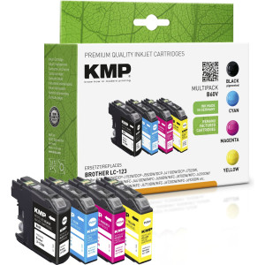 KMP B60V Vorteilspack kompatibel mit LC-123 BK/C/M/Y