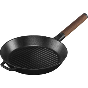 Fiskars 1026570 Norden Gusseisen-Grillpfanne, 26cm