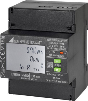 Gossen Metrawatt U2389-V025 Drehstromzhler mit Wandleranschluss