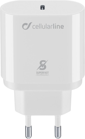 Cellularline USB-C Super Fast Charger PD 25W - Samsung