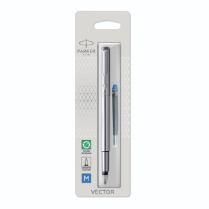 Parker Vector Edelstahl C.C. Fllfederhalter M