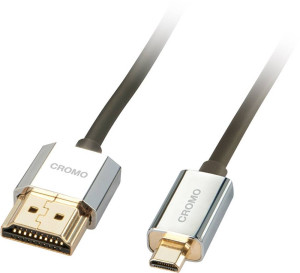 LINDY HDMI Anschlusskabel HDMI-A Stecker, HDMI-Micro-D Stecker 2.00m
