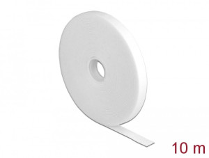 Delock Klettband auf Rolle L 10 m x B 13 mm wei