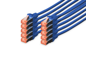Assmann DIGITUS CAT 6 S-FTP Patchk. Cu, LSZH AWG 27/7, 5 m, 10er, BL