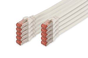 Assmann DIGITUS CAT 6 S-FTP Patchk. Cu, LSZH AWG 27/7, 5 m, 10er, WS