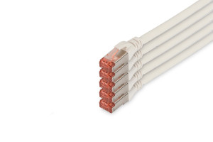 Assmann DIGITUS CAT 6 S-FTP Patchk. Cu, LSZH AWG 27/7, 10 m, 5er, WS