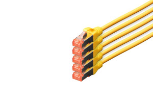 Assmann DIGITUS CAT 6 S-FTP Patchk. Cu, LSZH AWG 27/7, 10 m, 5er, GE