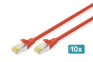 Assmann DIGITUS CAT 6A S-FTP Patchk. Cu, LSZH AWG 26/7, 2 m, 10er, RT