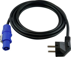 HAWA R7024 Strom Anschlusskabel Schwarz 1.50m