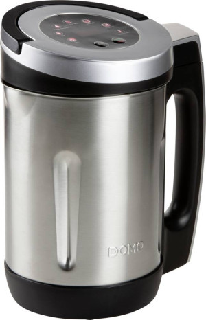 DOMO DO716BL DO716BL Suppenbereiter Edelstahl, Schwarz