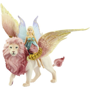 Schleich bayala            70714 Elfe auf geflgeltem Lwe