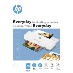 HP Laminierfolie DIN A5 80 micron glnzend 25St.