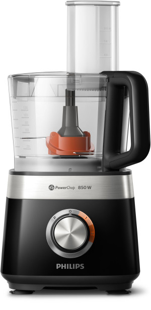 Philips HR7530/10 Viva Kchenmaschine 850W Edelstahl, Schwarz