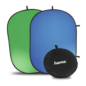 Hama Falthintergrund (L x B) 2m x 1.5m Grn, Blau