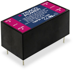 TracoPower TMPW 25-124 AC/DC-Printnetzteil 1.04A 25W 24 V/DC 1St.