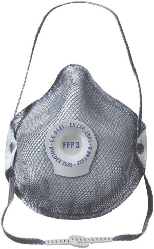 Moldex 253501 Feinstaubmaske mit Ventil FFP3 D 10St.