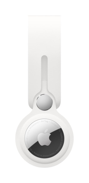 Apple AirTag Anhnger Polyurethan Wei