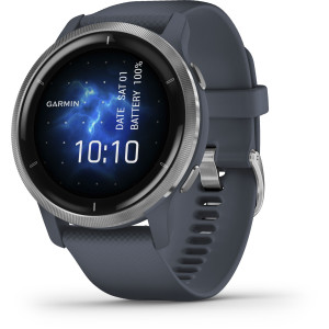 Garmin VENU 2 Granitblau/Silber
