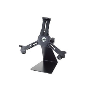 K&M 19792 Tablet-PC-Tischstativ schwarz