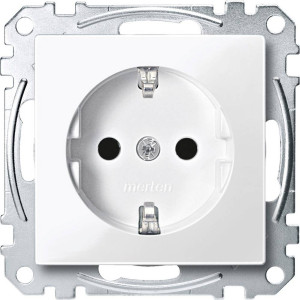 Merten Steckdose System M Polarwei MEG2300-0319