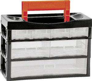Alutec 66010 Sortimentskoffer Anzahl Fcher: 7 Inhalt 1St.