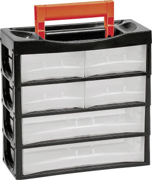 Alutec 66011 Sortimentskoffer Anzahl Fcher: 6 Inhalt 1St.