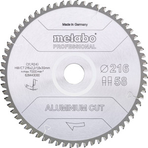 Metabo ALUMINIUM CUT PROFESSIONAL 628288000 Kreissgeblatt 160 x 20