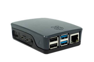 Raspberry Pi 4B Plastikbote original noir