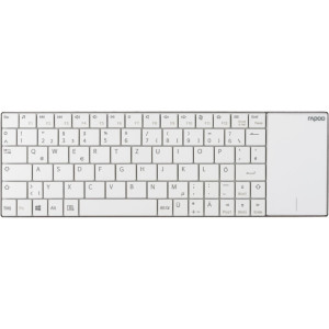 Rapoo E2710 Wireless Tastatur mit Touchpad - Wei