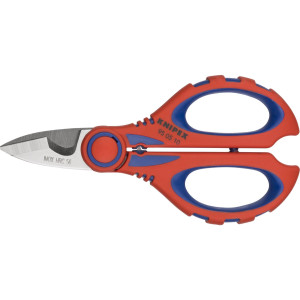 Knipex 95 05 10 SB - Elektrikerschere 160mm mit Crimpstelle