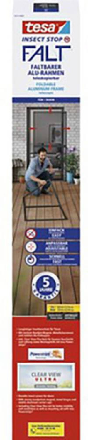 Tesa FALT 55415-00001-00 Tr-Fliegengitter Anthrazit 1St.