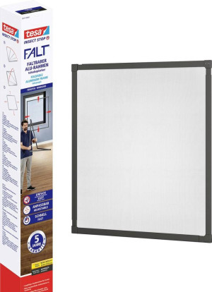 Tesa FALT 55214-00001-00 Fliegengitter Anthrazit 1St.