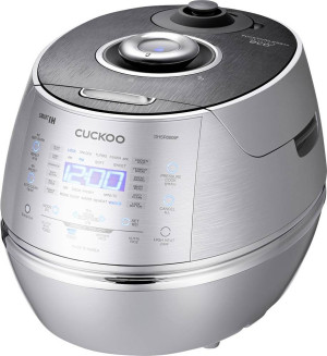 Cuckoo CRP-DHSR0609F Reiskocher Silber mit Display