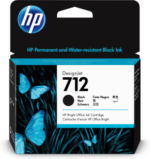 HP Original 712 Druckerpatrone - schwarz (3ED71A)