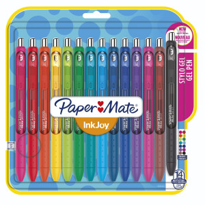 1x14 Paper Mate InkJoy Gel M 14 Farben