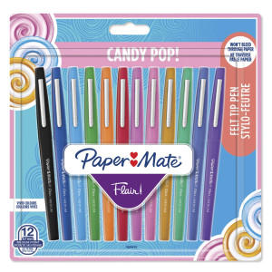 1x12 Paper Mate Filzstifte Flair Candy Pop M