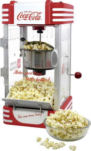 Salco SNP-27CC 428018 Popcorn-Maker Rot, Wei