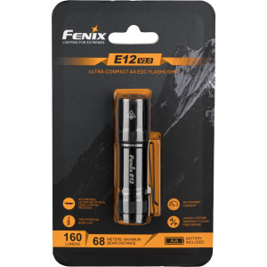 Fenix E12 V2.0 Taschenlampe LED 160 Lumen BK