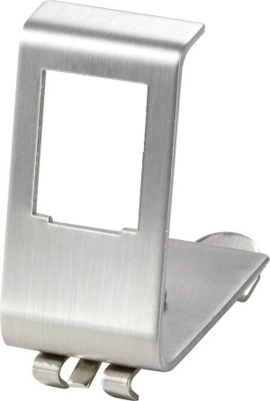 Renkforce Hutschienenadapter 1-fach Wei, Edelstahl