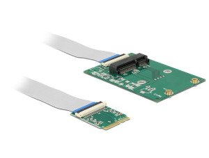 Delock Konverter M.2 Key A+E Stecker > Mini PCIe Slot