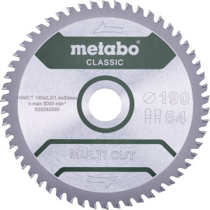Metabo MULTI CUT CLASSIC 628661000 Kreissgeblatt 165 x 20 x 1.4mm Z