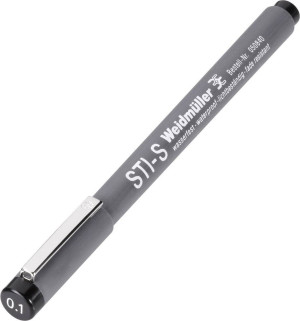Weidmller Markierstift STI Waterproof schwarz 508401694-1 Schwarz