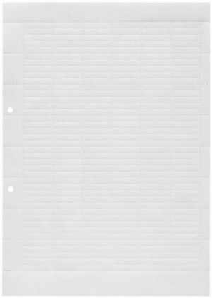 Weidmller Beschriftungsbogen ESO 5 DIN A4 WEISS BOG. 1607710000-1