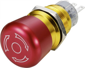 TRU COMPONENTS Not-Aus-Schalter 3A 1 ffner IP65 1St.