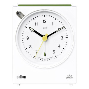Braun BNC 004 WH Quarzwecker wei