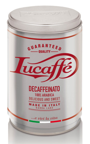 Lucaffe' Lucaff DECAFFEINATO Kaffee Gemahlen 250g Dose