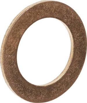 TOOLCRAFT Dichtring 10mm 14mm Kupfer 100 St. 893850